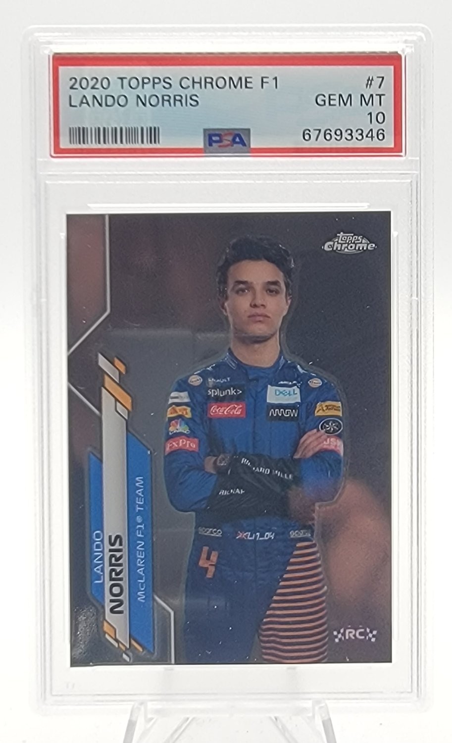 2020 Topps Chrome F1 Lando Norris #7