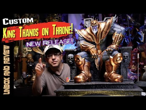 Custom Portrait 1/4 King Thanos For Statue On Throne
