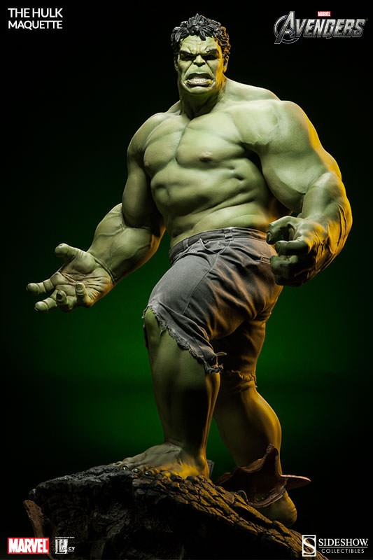 CUSTOMIZERS SSC & LEGACY STUDIOS - AVENGERS HULK MAQUETTE 1/4 SCALE
