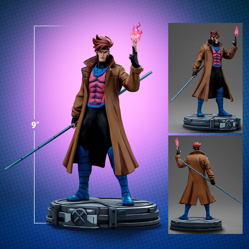 GAMBIT - X-Men '97 - Art Scale 1/10 - Iron Studios Statue