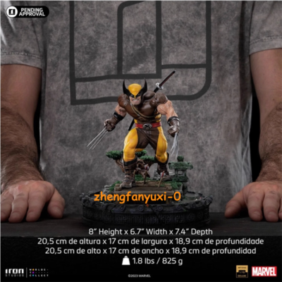 IRON STUDIOS 85723 1/10 Scale Wolverine Unleashed Figure Statue Model Collection