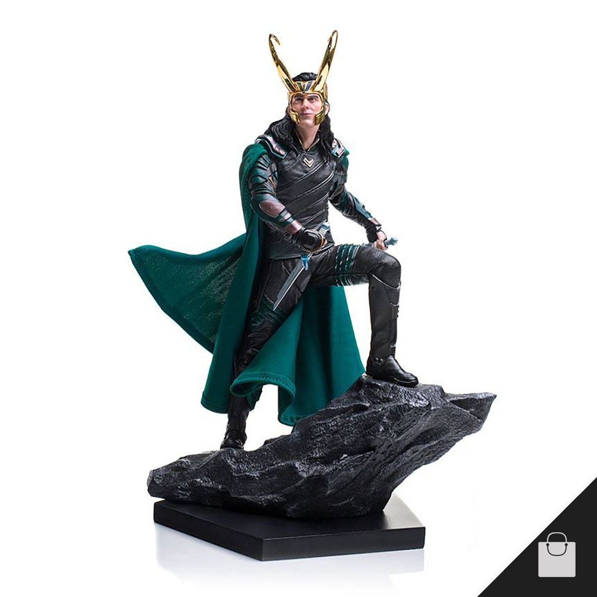 Iron Studios Loki Statue Figure Thor Ragnarok Marvel Avengers MCU Mega Rare 1:10