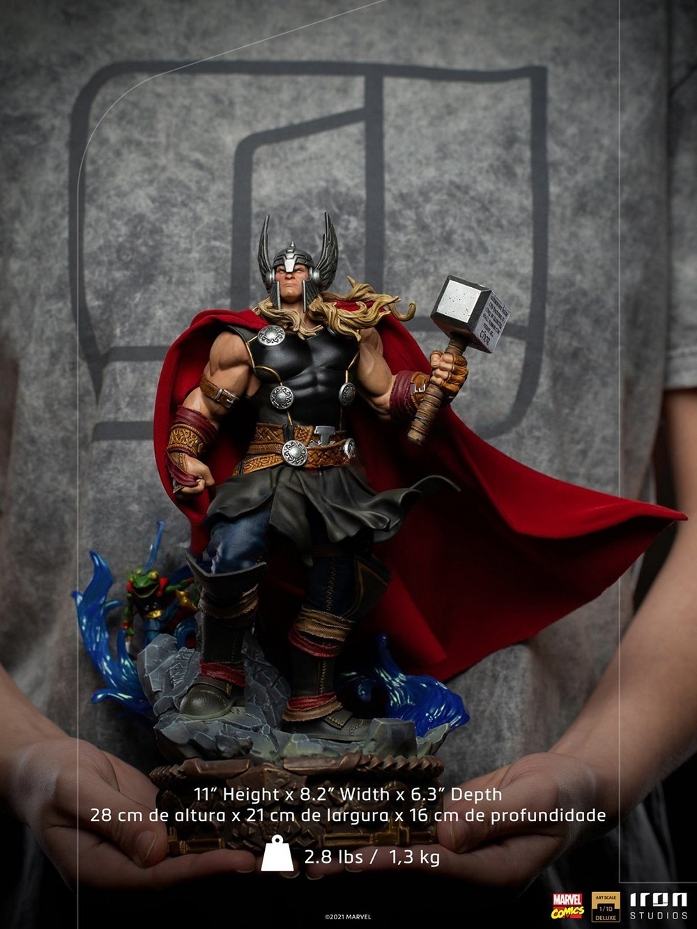Iron Studios MARCAS48821-10 Marvel Comics 1/10 Scale Thor Unleashed Statue