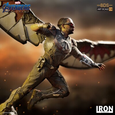 Iron Studios Marvel Avengers 4 Endgame Falcon BDS Art Scale 1/10 Statue IN STOCK