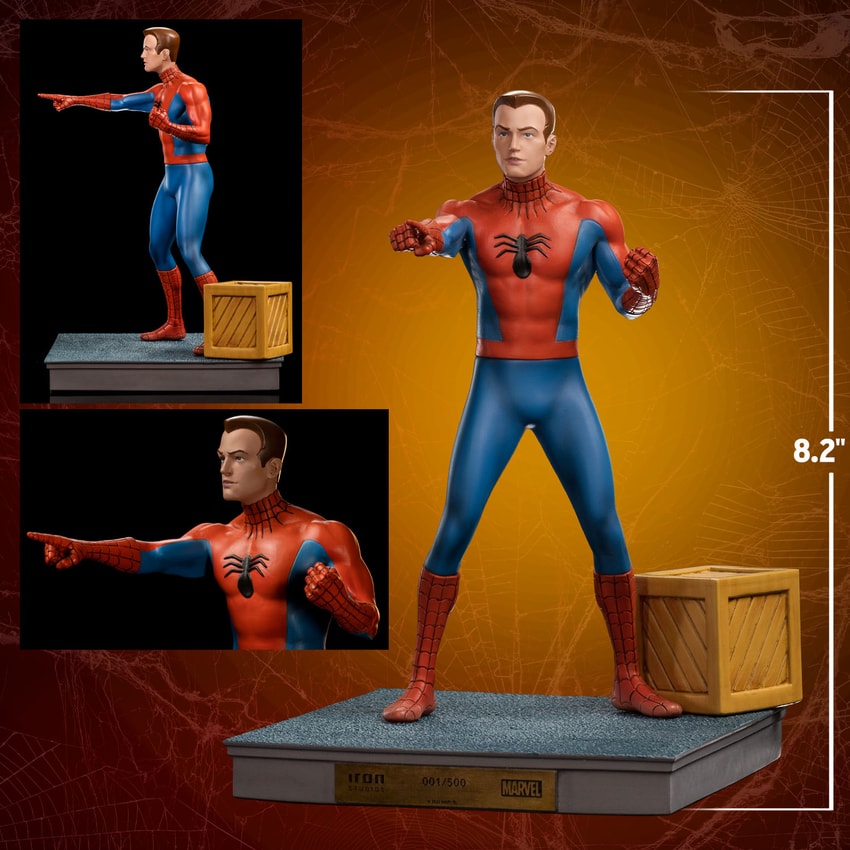 IRON STUDIOS MARVEL SPIDER-MAN 1960'S ART SCALE 1/10 STATUE