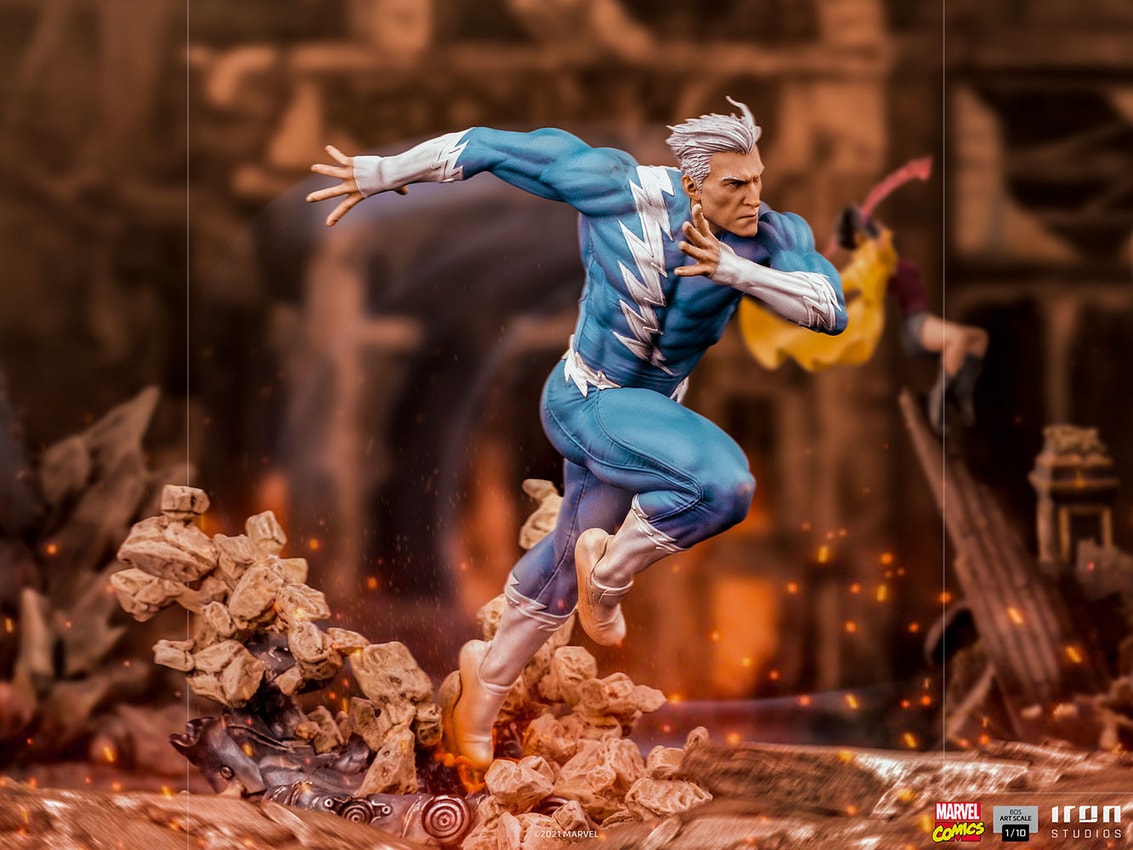 Iron Studios Marvel X-Men Quicksilver Statue 1/10 Art Scale Collectible