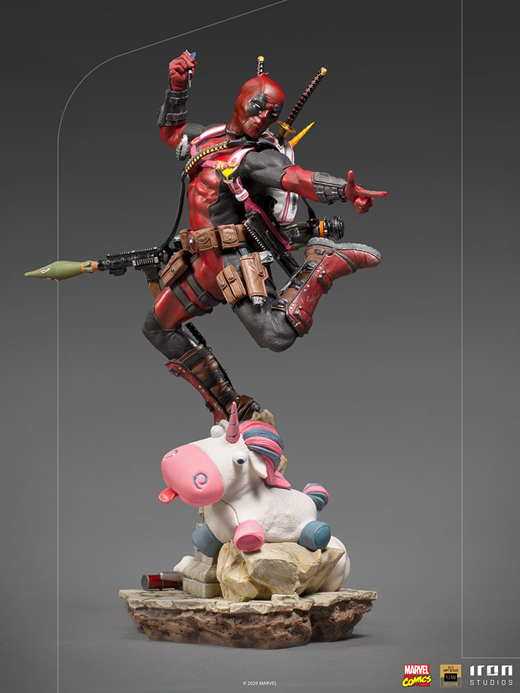 Iron Studios New Releases – Deadpool Deluxe Marvel 1:10 Scale Statue by Iron Studios Limited Edition 2 Heads