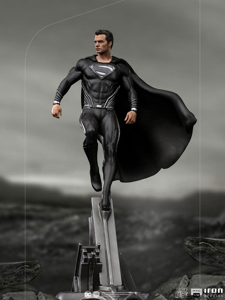 Iron Studios Superman Black Suit Art Scale 1/10 - Zack Snyder’s Justice League