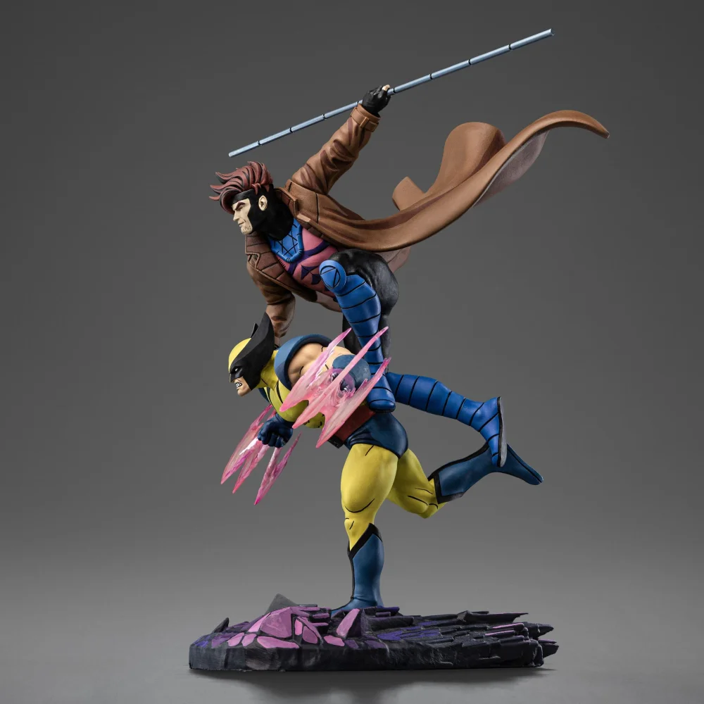 Iron Studios X-Men '97 Gambit and Wolverine 1:10 Scale Limited Edition Statue