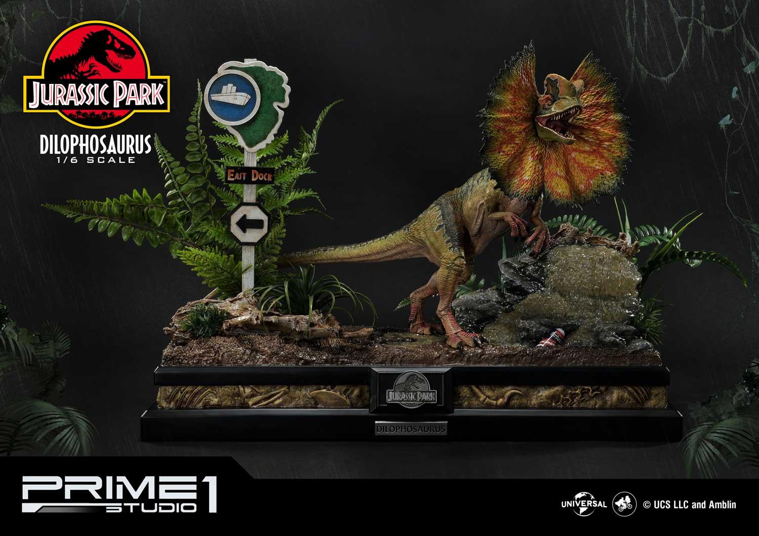 prime 1 studio Jurassic Park Dilophosaurus 1/6