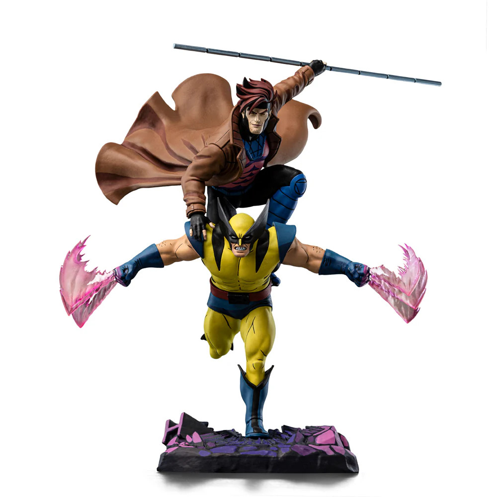 X-Men '97 Gambit and Wolverine 1:10 Scale Limited Edition Statue BY IRON STUDIOS