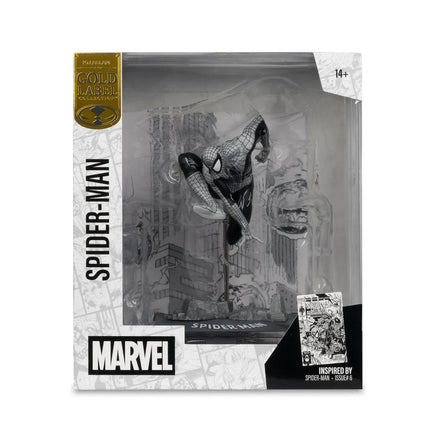 XM Studios Marvel Collectible Statue 1/10 Scale - Spider-Man #6 Black & White Gold Label