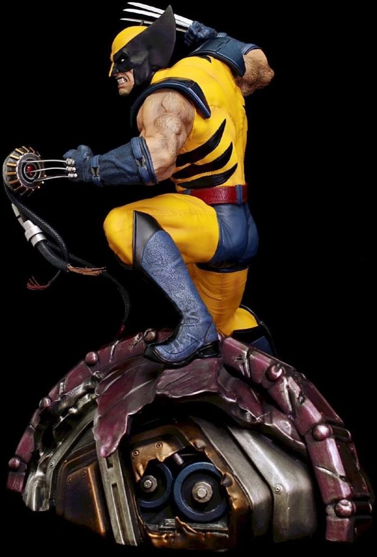XM Studios Marvel Wolverine on Sentinel Head ¼ Scale Premium Collectible Statue