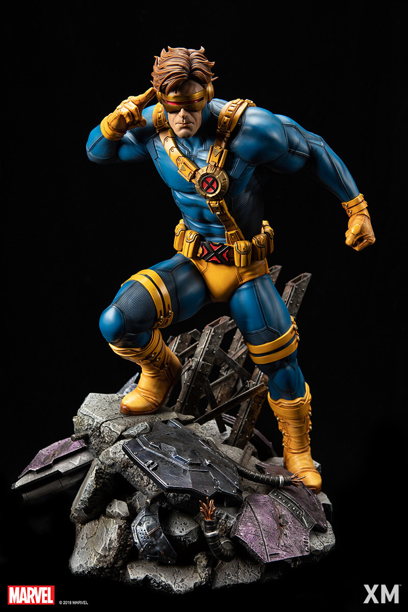 XM Studios Marvel X-Men Cyclops Version B (2 Torsos) Premium Collectible Statue