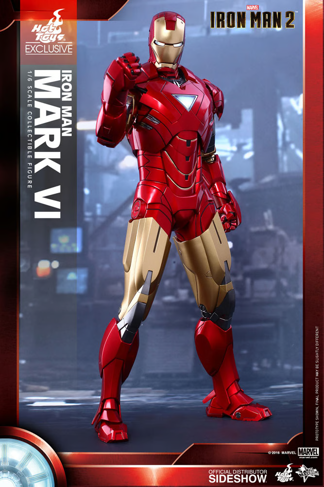Hot Toys Iron Man 2 Mark VI MMS339 1/6 Scale Figure (Sideshow Exclusive)