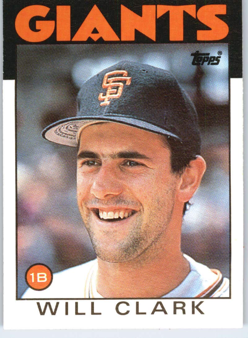 1986 Topps Traded #24T Will Clark Rookie Card RC Quantity Available