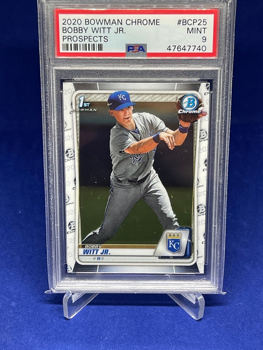 2020 Bowman Chrome Bobby Witt Jr. 1st Edition