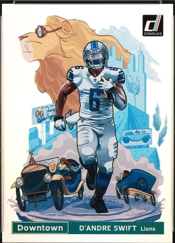2020 Panini Donruss D'Andre Swift RC Canvas #309