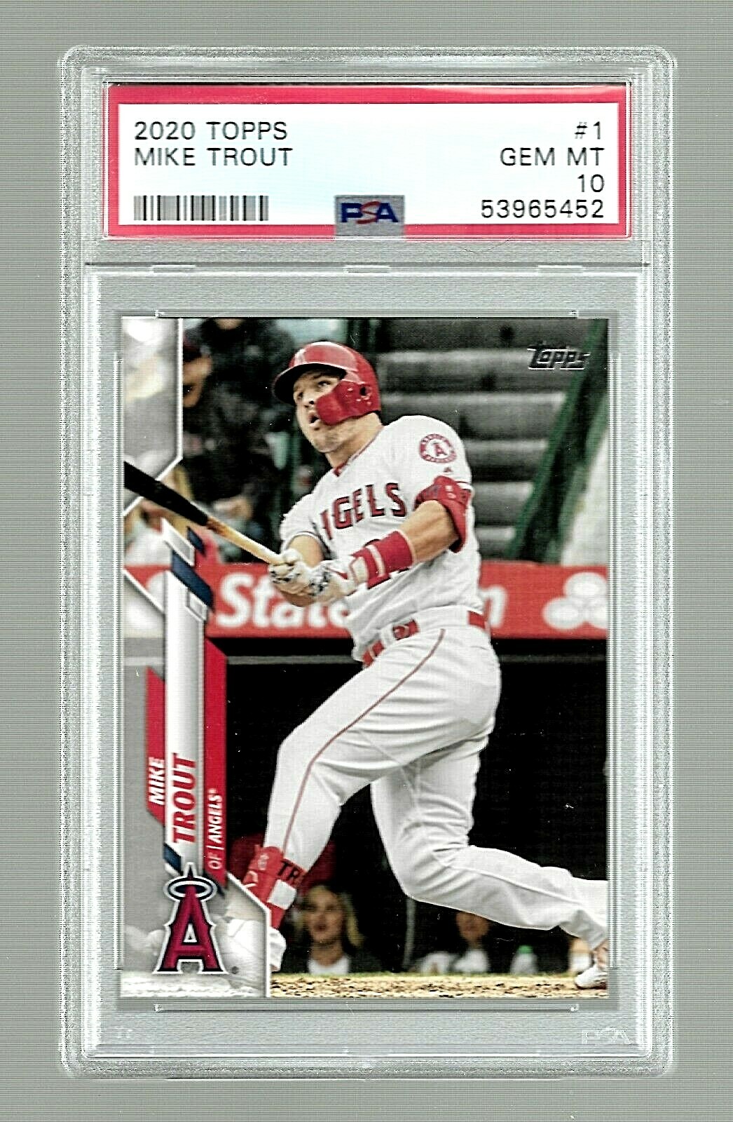 2020 Topps Baseball #1 MIKE TROUT Los Angeles Angels