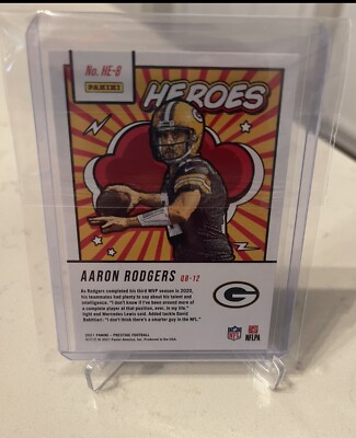 2021 Panini Prestige Heroes #HE-8 PSA10 Green Bay Packers