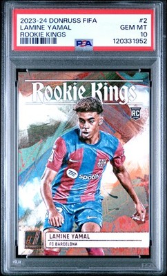 2023 Panini Donruss Fifa Rookie Kings Lamine Yamal #2 (RC)