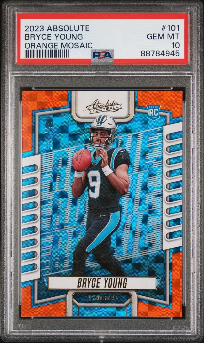 2023 Panini Absolute Bryce Young #101 Orange Mosaic 110/299 RC