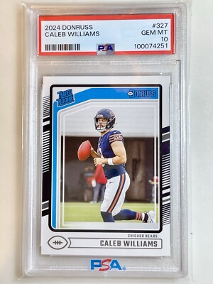 2024 PANINI DONRUSS #327 CALEB WILLIAMS RC RATED ROOKIE