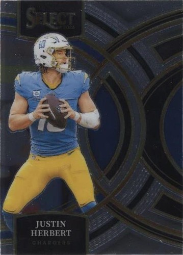 2024 Select Justin Herbert Neon Green Shock /499 #232 Chargers SSP GEM