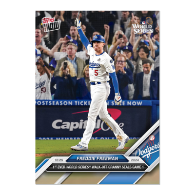 2024 TOPPS NOW - FREDDIE FREEMAN #908 LA DODGERS