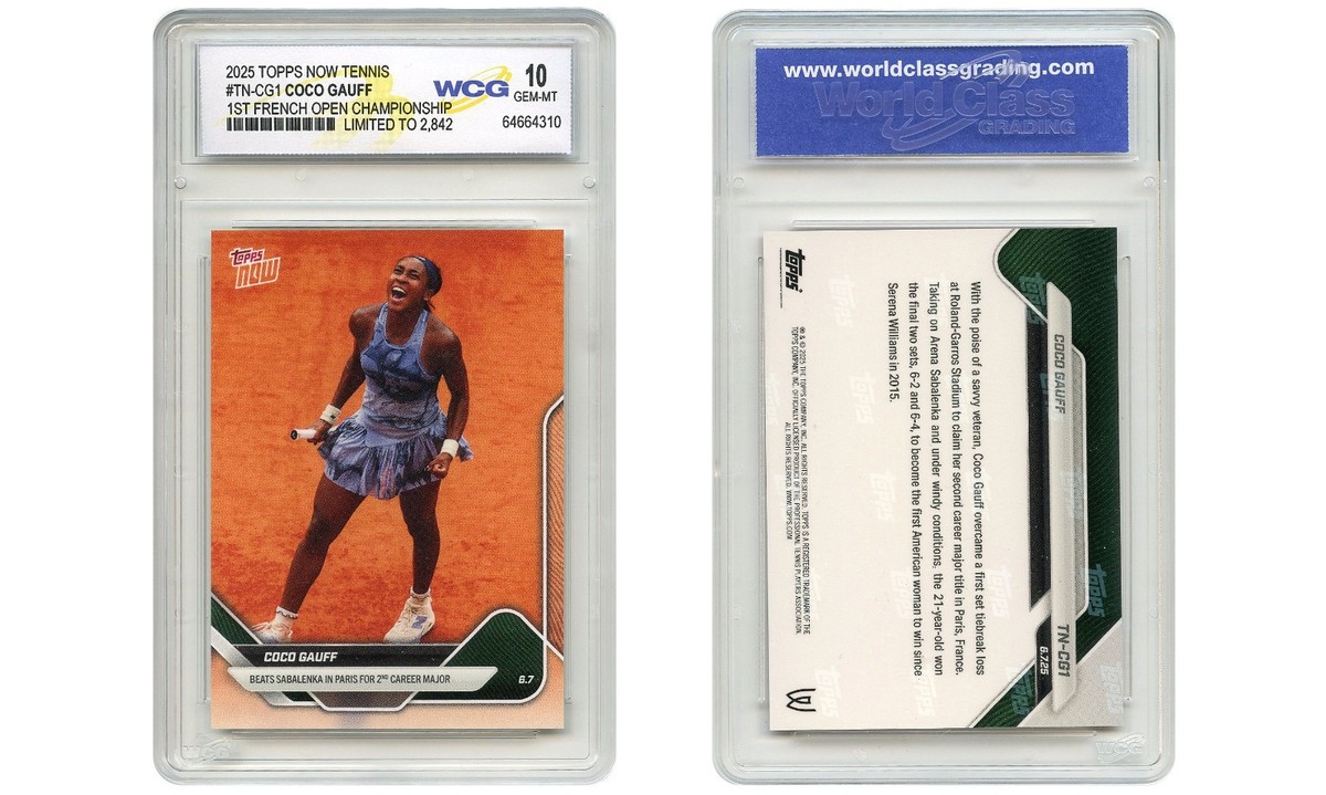 2025 Topps Now Tennis Coco Gauff #CG1