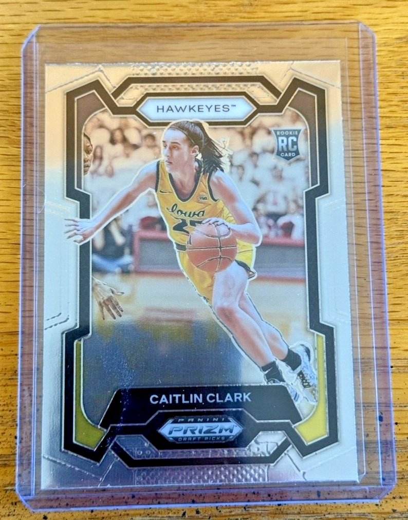 Graded 2024 Panini Prizm Draft Picks Caitlin Clark #57 Rookie RC Card Gem