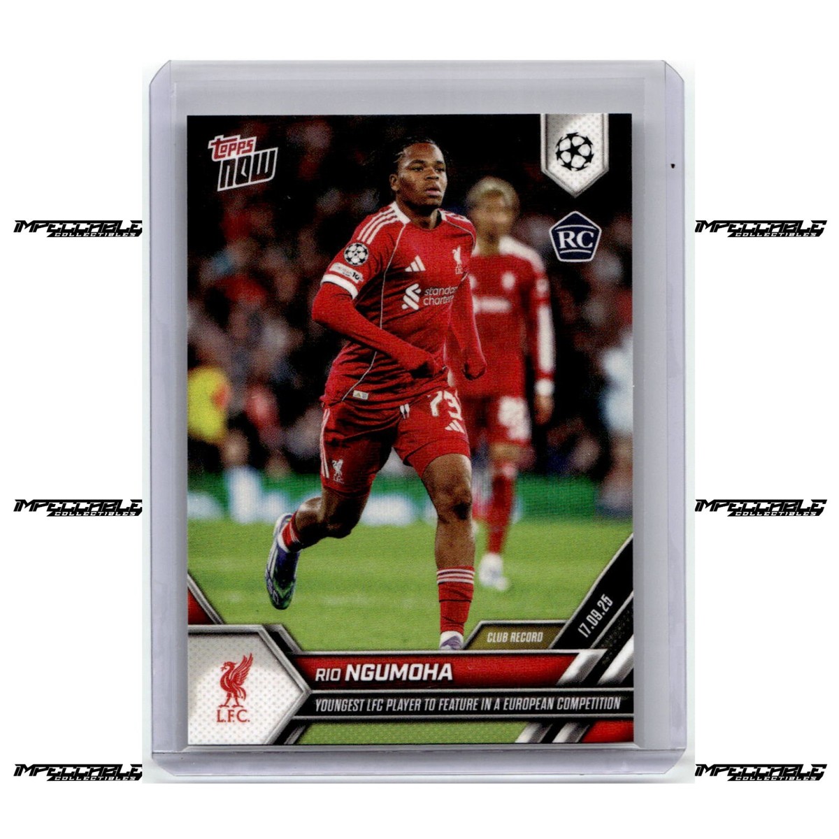 Graded 2024 Topps Now UCL Soccer Rio Ngumoha Rookie #14