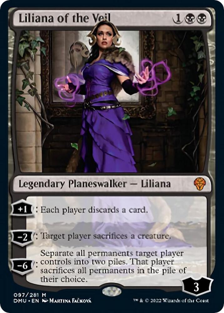 Magic: The Gathering Liliana Of The Veil 097/281 (Dominaria United)