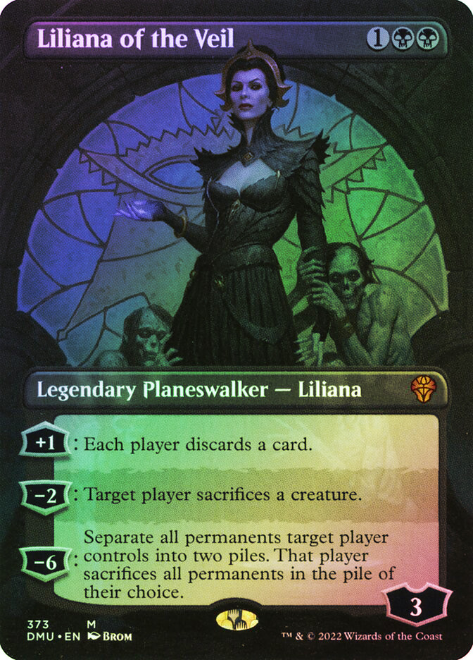 Magic: The Gathering - Liliana Of The Veil #373 (Dominaria United Borderless)