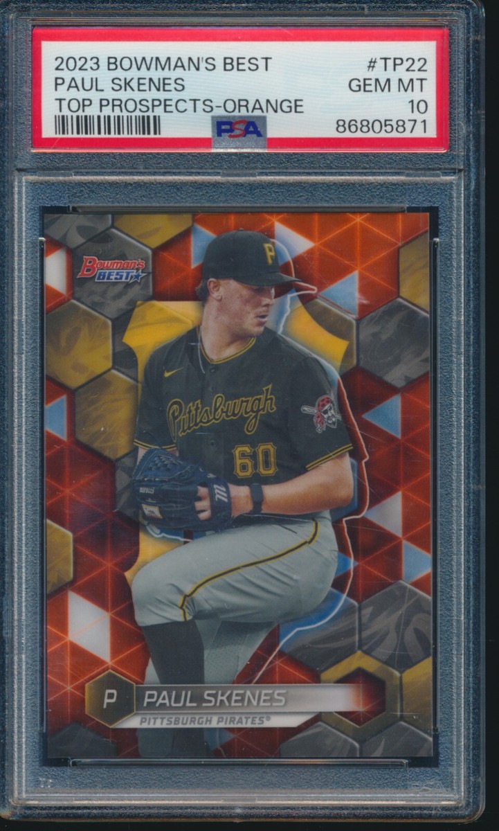 Paul Skenes 2023 Bowman Chrome Mega Box ORANGE REFRACTOR/25 RC