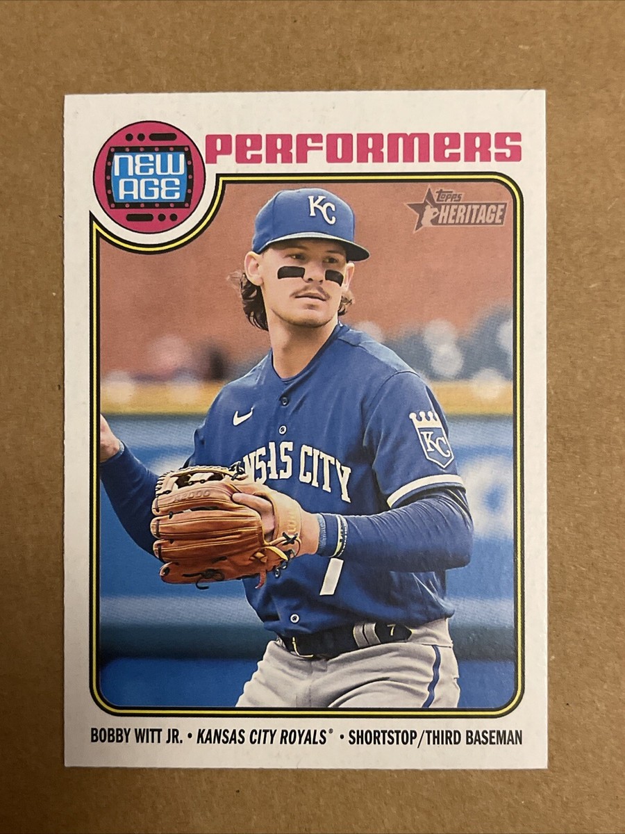 BOBBY WITT JR. 2023 Bowman Heritage Paper Royals Rookie Card RC