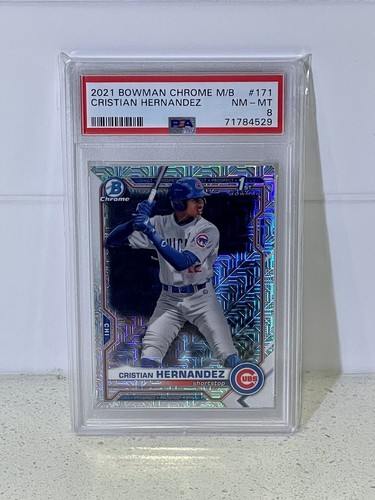 CRISTIAN HERNANDEZ 1st 2021 Bowman Chrome MEGA BOX Rookie RC