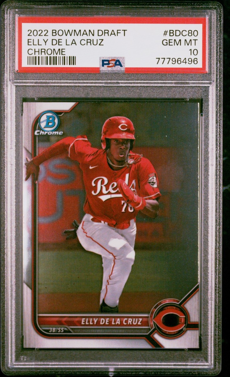 Elly De La Cruz 2022 Bowman Chrome Draft REDS Rookie Card RC