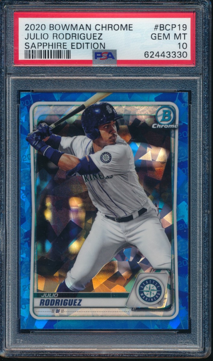 JULIO RODRIGUEZ 2020 Bowman Chrome SAPPHIRE Edition Rookie RC