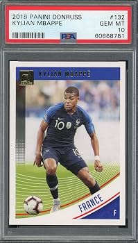 Kylian Mbappe 2018 Panini Donruss Card