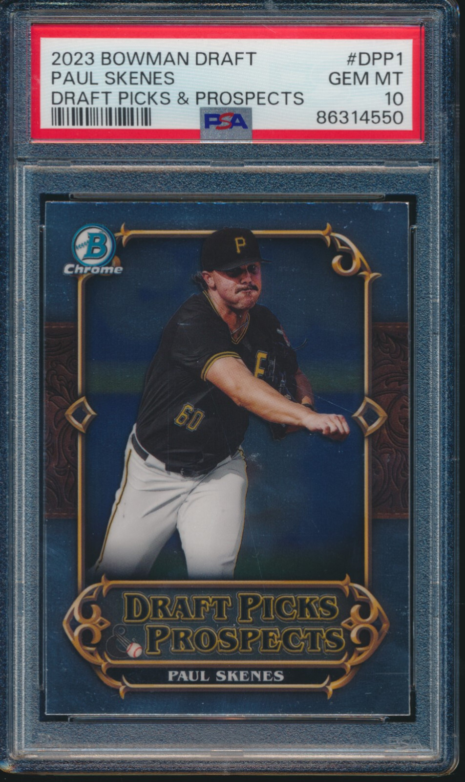 PAUL SKENES 2023 Bowman Draft Picks & Prospects Rookie RC