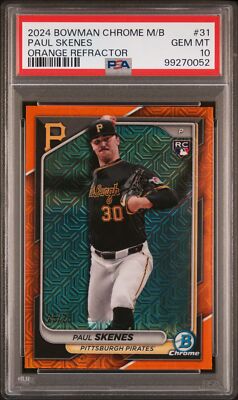 PAUL SKENES 2024 Bowman Chrome Mega Box REFRACTOR/25 RC