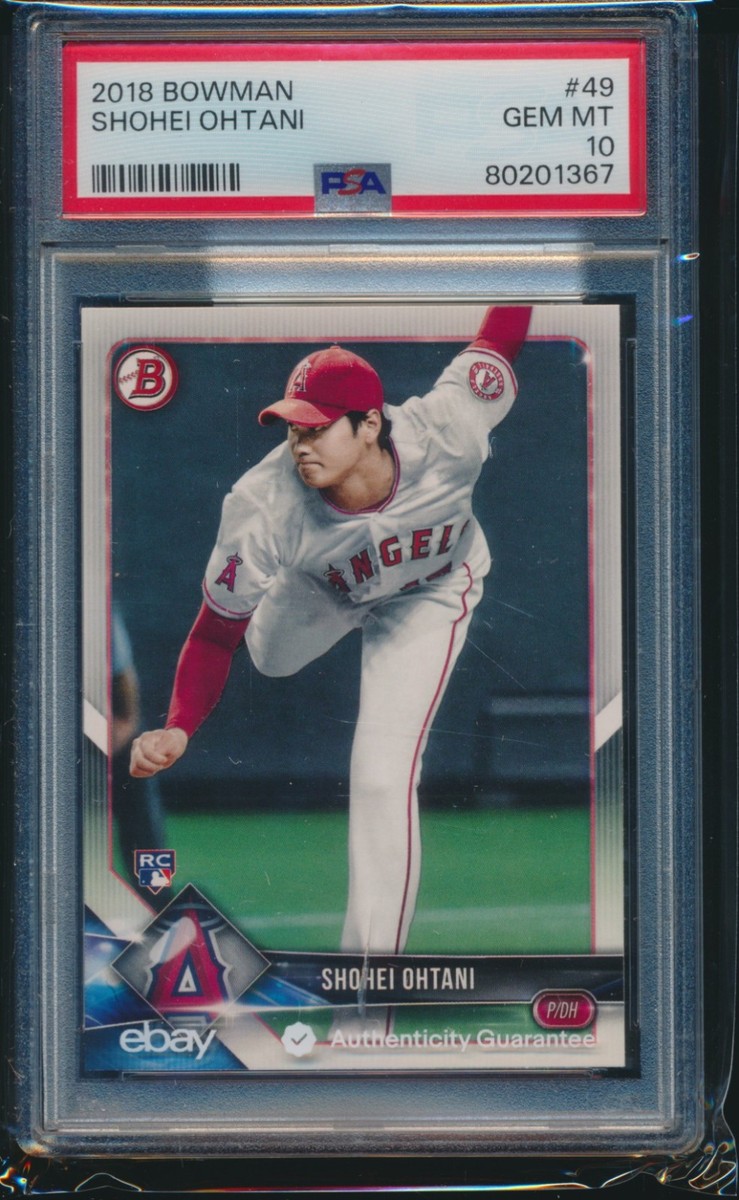 SHOHEI OHTANI/OTANI 2018 BOWMAN #49 LA Angels Rookie Card RC