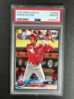 Shohei Ohtani/OTANI 2018 TOPPS UPDATE Rookie Debut LA ANGELS RC