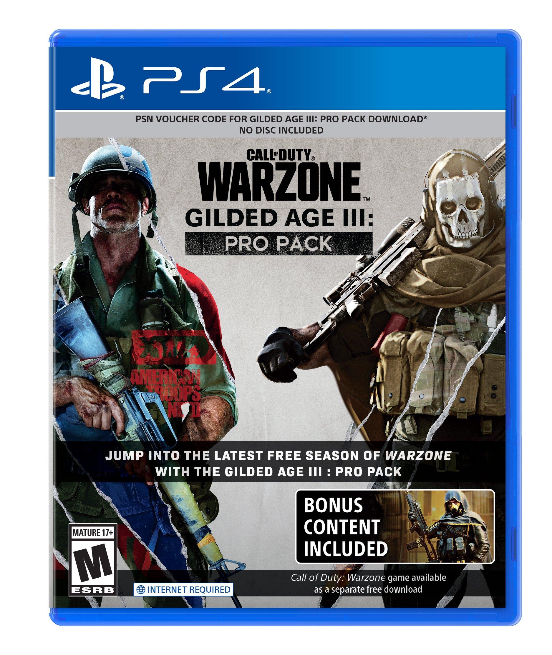 Call Of Duty Warzone Gilded AGE III: Pro Pack (PlayStation 4)