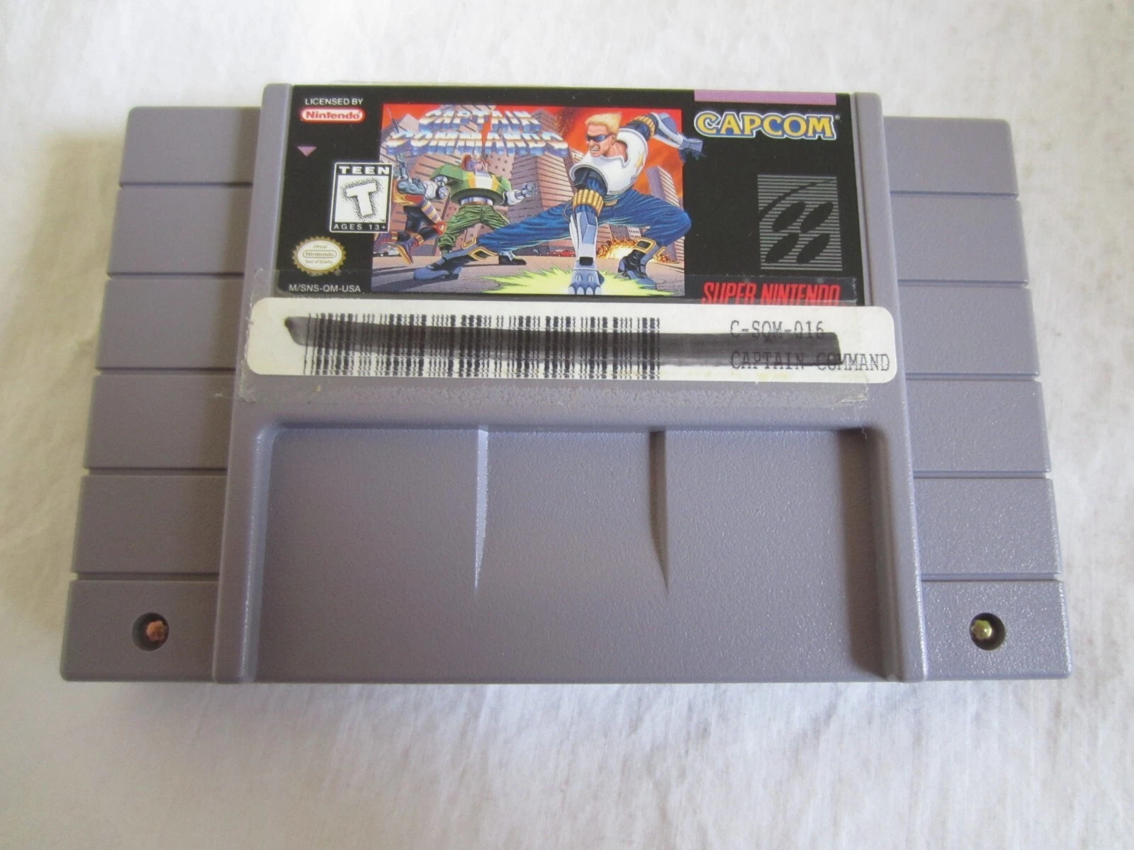 Captain Commando Not for Resale (SNES)
