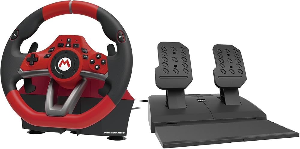 Mario Kart Steering Wheel Black (Nintendo Switch)