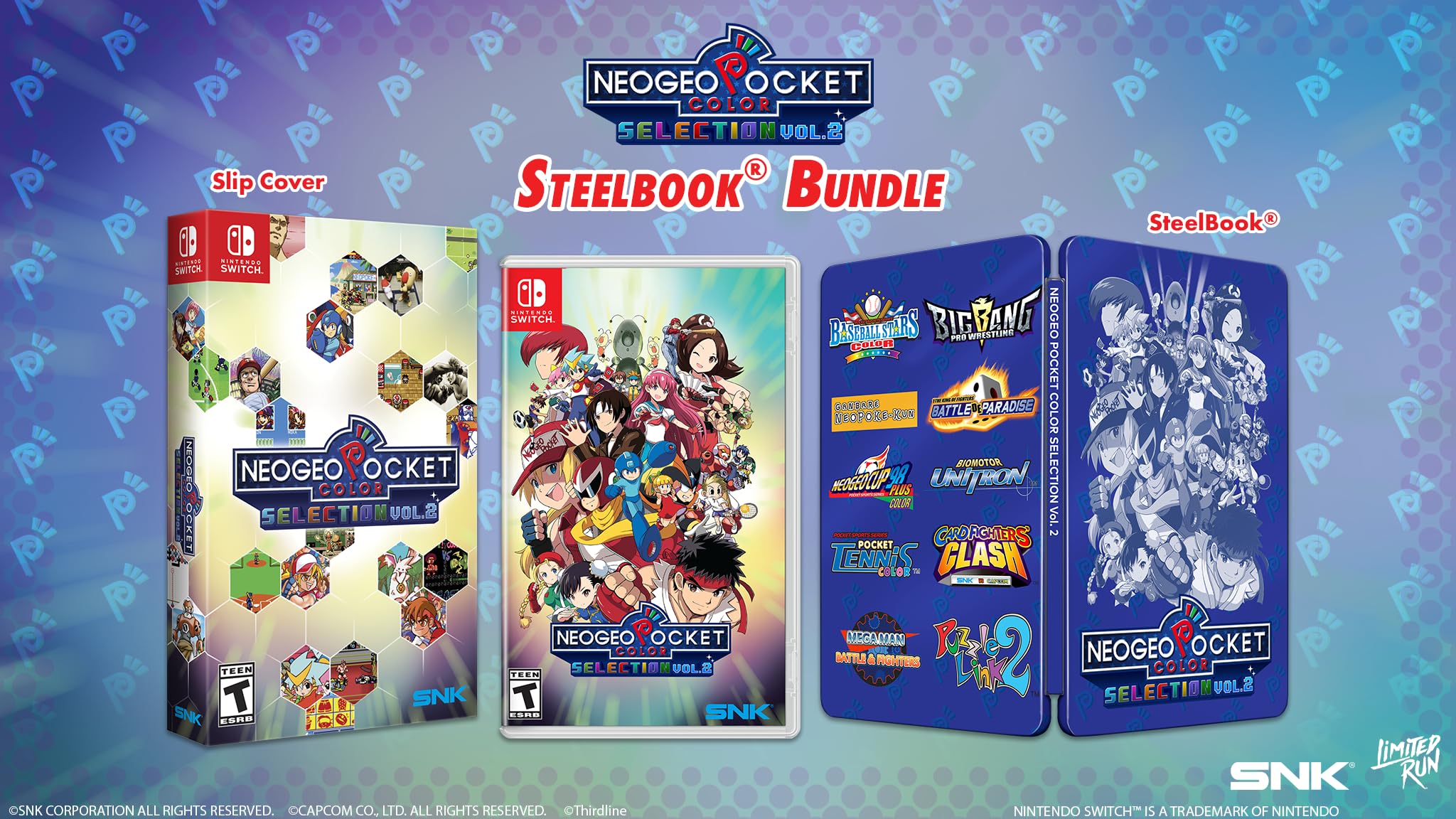 NeoGeo Pocket Color Selection Vol. 2 Steelbook Bundle (Nintendo Switch)