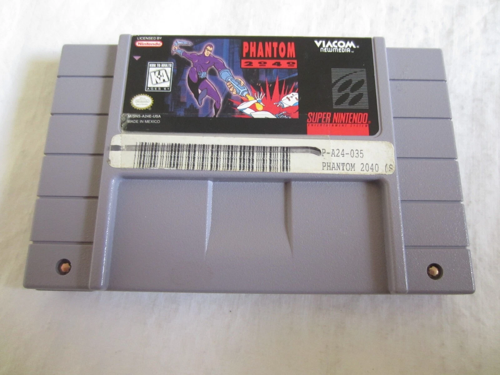 Phantom 2040 Not for Resale (SNES)
