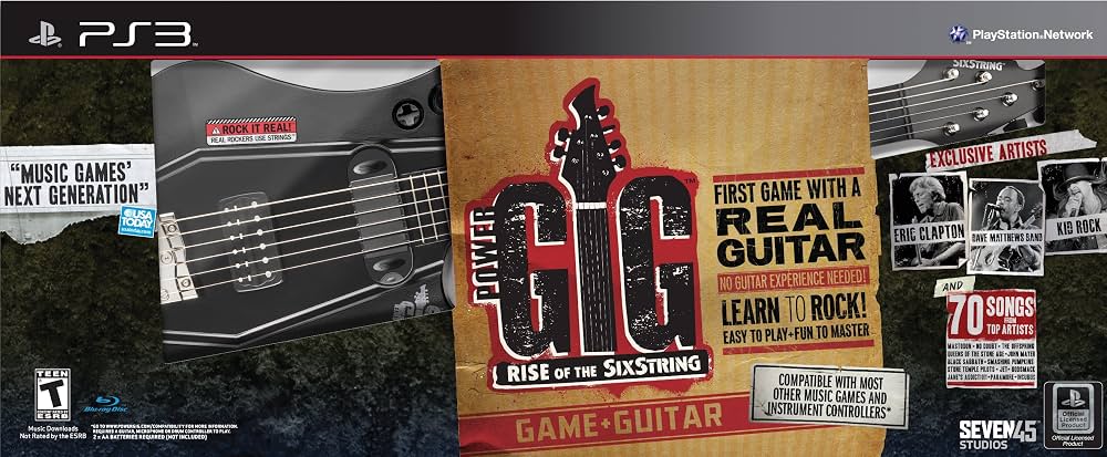 Power Gig: Rise of the SixString Guitar Bundle (PlayStation 3)